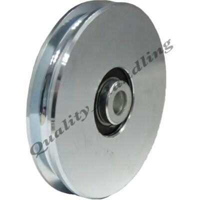 Ruota a gola rotonda IBFM 100mm - Guida cavo con bullone e dado Ruota a gola rotonda IBFM 100mm - Guida cavo con bullone e dado