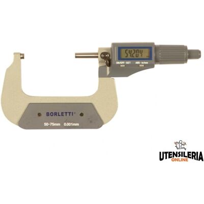 BORLETTI - BMD750 - 25-50 mm - IP65 - Micometro digitale BORLETTI - BMD750 - 25-50 mm - IP65 - Micometro digitale