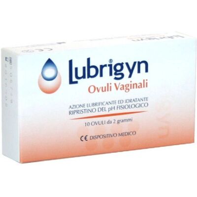 UNIDERM FARMACEUTICI Lubrigyn Ovuli Vaginali - Lubrificante Vaginale - 10 Ovuli UNIDERM FARMACEUTICI Lubrigyn Ovuli Vaginali - Lubrificante Vaginale - 10 Ovuli