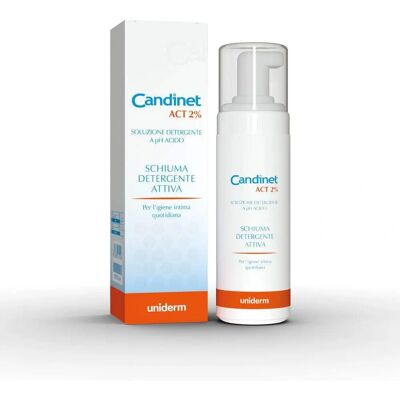 Uniderm Farmaceutici Srl Candinet Act 2% - Schiuma Igiene Intima Uniderm Farmaceutici Srl Candinet Act 2% - Schiuma Igiene Intima