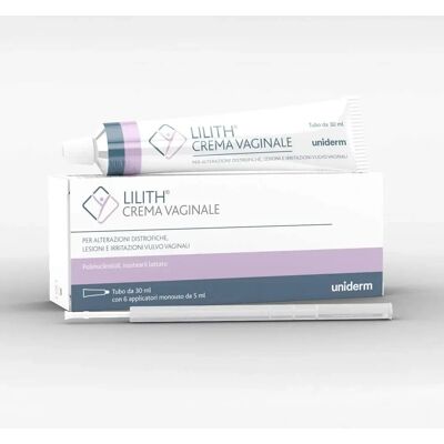 Uniderm Farmaceutici Srl Lilith Crema Vaginale - Idratante, Regola pH, Postmenopausa Uniderm Farmaceutici Srl Lilith Crema Vaginale - Idratante, Regola pH, Postmenopausa