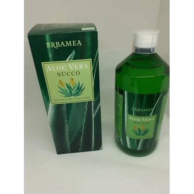 Succo di Aloe Vera Erbamea - 1000 ml Supporto Detox Naturale Succo di Aloe Vera Erbamea - 1000 ml Supporto Detox Naturale