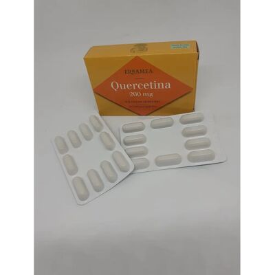 Erbamea Srl Quercetina 200 mg - Integratore per il sistema immunitario - 30 capsule Erbamea Srl Quercetina 200 mg - Integratore per il sistema immunitario - 30 capsule