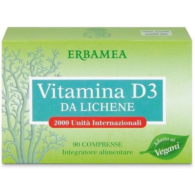 Erbamea Vitamina D3 Lichene Integratore - Supporta Ossa & Immunità Erbamea Vitamina D3 Lichene Integratore - Supporta Ossa & Immunità
