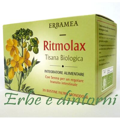 Erbamea Srl Ritmolax - Tisana Biologica per la Regolarità Intestinale - 20 Bustine Erbamea Srl Ritmolax - Tisana Biologica per la Regolarità Intestinale - 20 Bustine