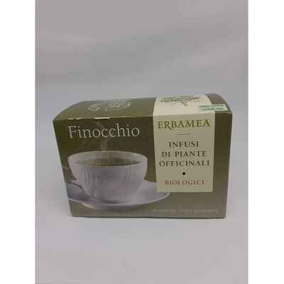 Erbamea Srl Tisana di finocchio biologico - Allevia gonfiore - 20 bustine Erbamea Srl Tisana di finocchio biologico - Allevia gonfiore - 20 bustine
