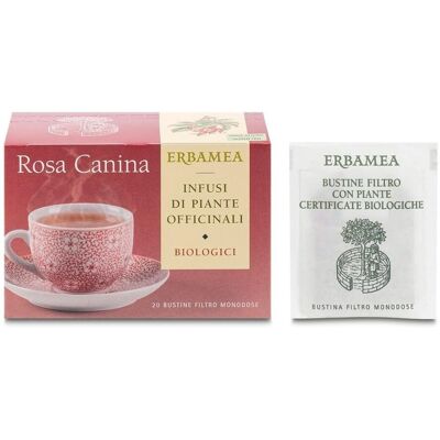 Erbamea Srl Rosa Canina - Biologica - 20 Bustine - Tè alle Erbe Erbamea Srl Rosa Canina - Biologica - 20 Bustine - Tè alle Erbe