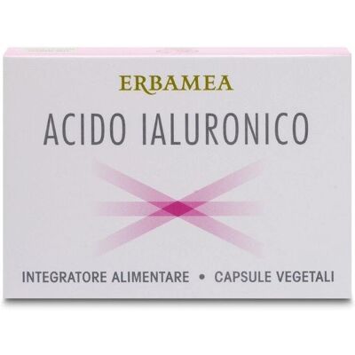 Erbamea Srl Acido Ialuronico - Integratore Pelle - 24 Capsule Vegetali Erbamea Srl Acido Ialuronico - Integratore Pelle - 24 Capsule Vegetali