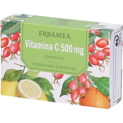 Erbamea Vitamina C 500 - Supporto immunitario e protezione cellulare Erbamea Vitamina C 500 - Supporto immunitario e protezione cellulare