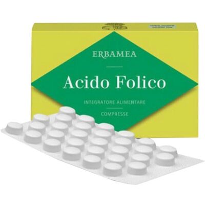 Acido Folico Erbamea - Supporto in Gravidanza - 90 Compresse Acido Folico Erbamea - Supporto in Gravidanza - 90 Compresse