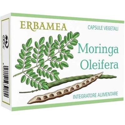 Erbamea Srl Moringa Oleifera - Moringa 24 Capsule - Supporto lipidi e circolazione Erbamea Srl Moringa Oleifera - Moringa 24 Capsule - Supporto lipidi e circolazione