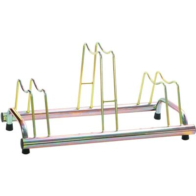 Support Vélo Andrys - Acier Zincé 3 Places Or Tropical - Porte-vélos pour Freins à Disque - Publicité Support Vélo Andrys - Acier Zincé 3 Places Or Tropical - Porte-vélos pour Freins à Disque - Publicité