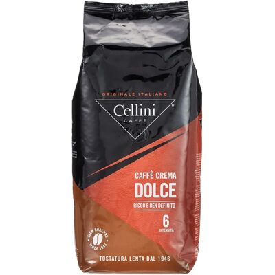 Cellini Crema Dolce Arabica Robusta Ziarna Kawy - Ziarna Kawy Cellini Crema Dolce Arabica Robusta Ziarna Kawy - Ziarna Kawy