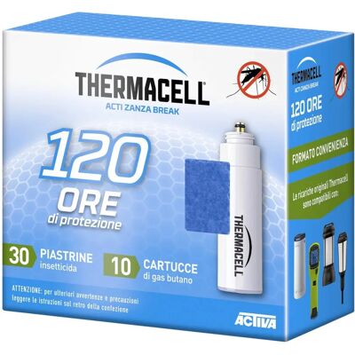 Thermacell - 120h Recharge - Gaz 10 - Répulsifs recharge - Publicité Thermacell - 120h Recharge - Gaz 10 - Répulsifs recharge - Publicité