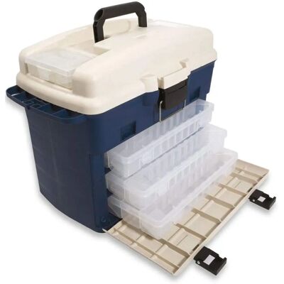 LINEAEFFE Caja de Pesca - Almacenamiento de Poliéster - 44x25.5x32cm - Azul LINEAEFFE Caja de Pesca - Almacenamiento de Poliéster - 44x25.5x32cm - Azul