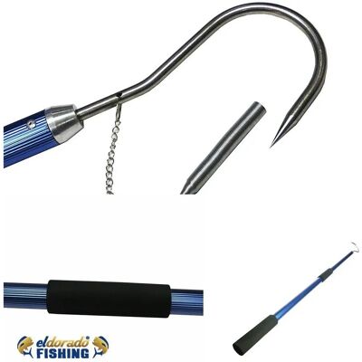 Garfi Monosection Lineaeffe Azul, Negro - Gaff de Pesca Garfi Monosection Lineaeffe Azul, Negro - Gaff de Pesca