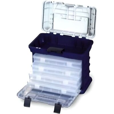 LINEAEFFE Fishing Box with 4 Poly Boxes - Storage Container LINEAEFFE Fishing Box with 4 Poly Boxes - Storage Container