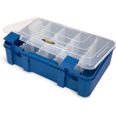 Caja plástica Lineaeffe con 15 compartimentos móviles Caja plástica Lineaeffe con 15 compartimentos móviles
