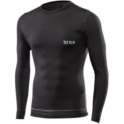 Sixs Schwarze Carbon Thermo-Unterhemd - Winddicht für Outdoorsport Sixs Schwarze Carbon Thermo-Unterhemd - Winddicht für Outdoorsport