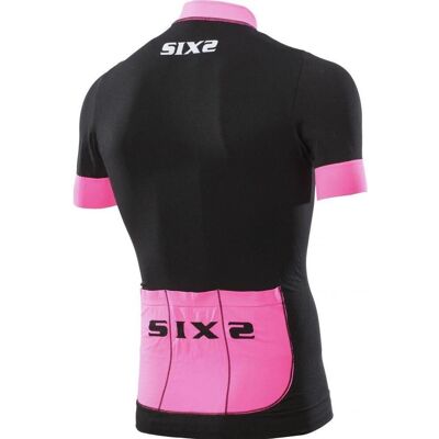 Sixs Bike3 Streifen Radtrikot - Schwarz Rosa - Radtrikot Sixs Bike3 Streifen Radtrikot - Schwarz Rosa - Radtrikot