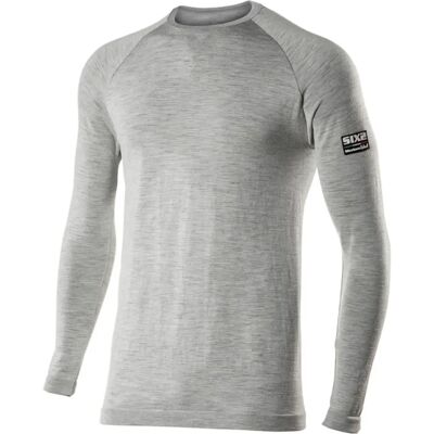 Sixs TS2 Merino Unisex Grau Funktionsshirt Sixs TS2 Merino Unisex Grau Funktionsshirt