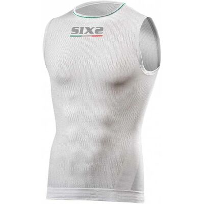 Maglietta funzionale unisex bianca Sixs - Leggera e traspirante Maglietta funzionale unisex bianca Sixs - Leggera e traspirante