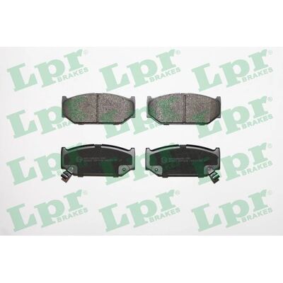 LPR Brzdové destičky - Přední - Mitsubishi, Suzuki, 45.5mm, 108.3mm, OEM LPR Brzdové destičky - Přední - Mitsubishi, Suzuki, 45.5mm, 108.3mm, OEM