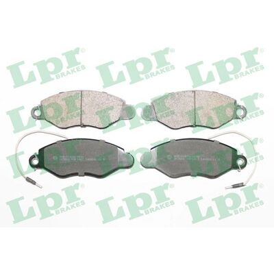 LPR 05P1663 Brake Pad Set - Disc Brake Pads for Nissan LPR 05P1663 Brake Pad Set - Disc Brake Pads for Nissan