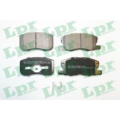 LPR 05P1733 Front Brake Pads - Brake Type LPR 05P1733 Front Brake Pads - Brake Type