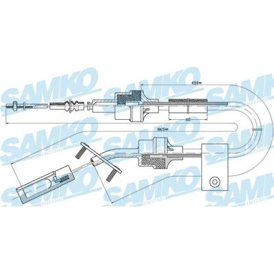 LPR Fiat Multipla C0065C Cavo Frizione - OEM 46538236 LPR Fiat Multipla C0065C Cavo Frizione - OEM 46538236