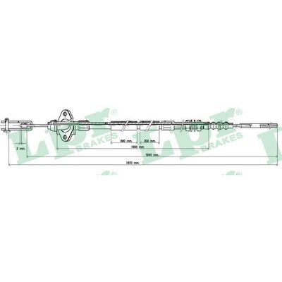 LPR Kupplungsseil für Suzuki - 1850mm LPR Kupplungsseil für Suzuki - 1850mm