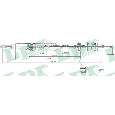Lpr C0240C - Automatik Kupplungskabel für PEUGEOT, CITROËN, FIAT, LANCIA Lpr C0240C - Automatik Kupplungskabel für PEUGEOT, CITROËN, FIAT, LANCIA