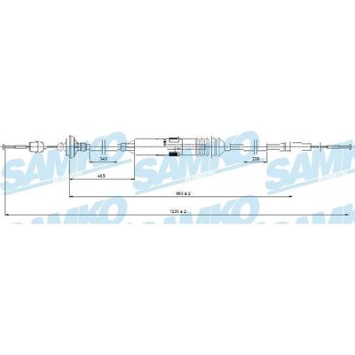 LPR C0276C - Automatik Kupplungsseil für VW Transporter LPR C0276C - Automatik Kupplungsseil für VW Transporter