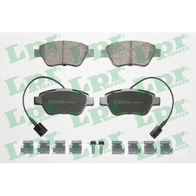 LPR 05P1656K - Brake Pads Set for Alfa Romeo Mito, Citroën Nemo, Fiat 500 LPR 05P1656K - Brake Pads Set for Alfa Romeo Mito, Citroën Nemo, Fiat 500