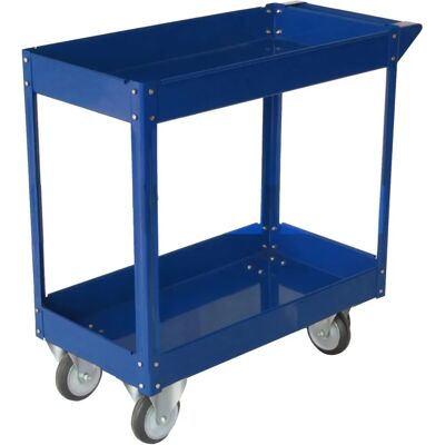Carrello in acciaio SERENA - 2 ripiani - 84x41x82 cm - 100 kg Carrello in acciaio SERENA - 2 ripiani - 84x41x82 cm - 100 kg