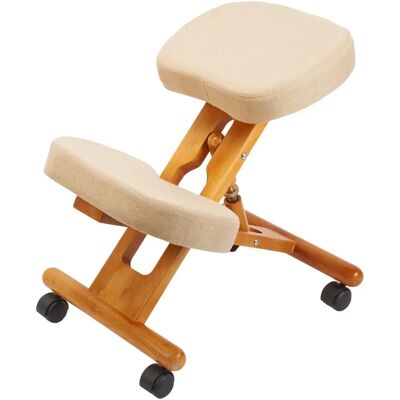 Tabouret de Bureau Serena - Siège Ergonomique en Bois - Publicité Tabouret de Bureau Serena - Siège Ergonomique en Bois - Publicité
