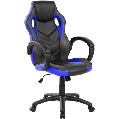 Serena - Silla gaming Caloundra - Ajustable, Negro y Azul Serena - Silla gaming Caloundra - Ajustable, Negro y Azul