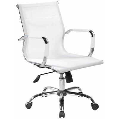 Silla de oficina Kanaka - Ergonómica, Blanca, 62x54cm Silla de oficina Kanaka - Ergonómica, Blanca, 62x54cm