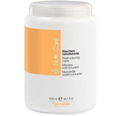Fanola Nutri Care Mascarilla Capilar Reestructurante - Cabello Seco/Encrespado - 1500ml Fanola Nutri Care Mascarilla Capilar Reestructurante - Cabello Seco/Encrespado - 1500ml