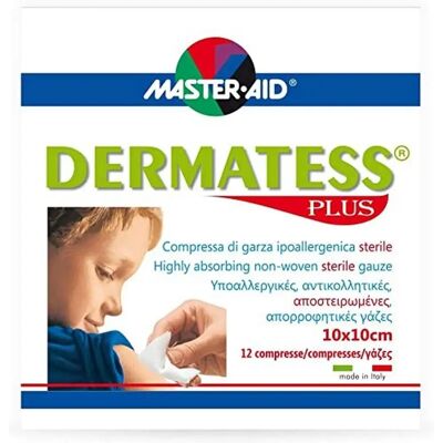 Pietrasanta Pharma Spa Dermatess Plus Garza Sterile 10x10cm - Cerotto Medico Pietrasanta Pharma Spa Dermatess Plus Garza Sterile 10x10cm - Cerotto Medico