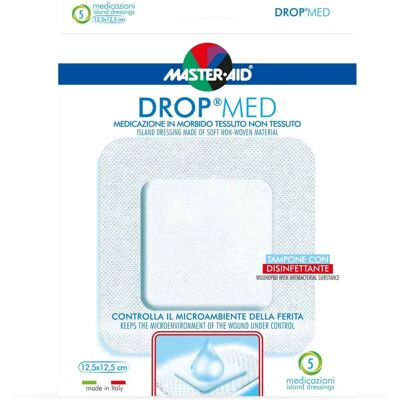 Pietrasanta Master-Aid Drop Med Cerotto Sterile - 12,5x12,5cm Pietrasanta Master-Aid Drop Med Cerotto Sterile - 12,5x12,5cm
