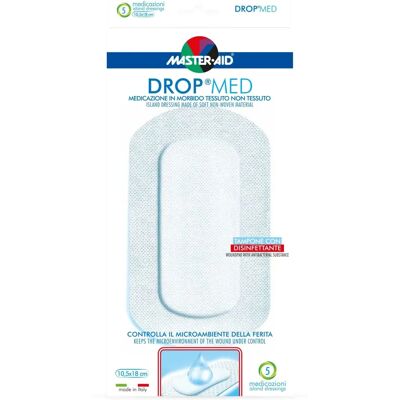 Pietrasanta Pharma Spa Master-Aid Drop Med Hipoallergén Tapasz - 10,5x18cm Pietrasanta Pharma Spa Master-Aid Drop Med Hipoallergén Tapasz - 10,5x18cm