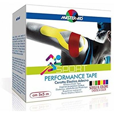 Master-Aid Sport Perform Taping Vert - Soutien Neuromusculaire - 5x500cm Master-Aid Sport Perform Taping Vert - Soutien Neuromusculaire - 5x500cm