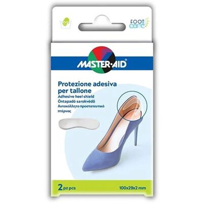 Protezione in gel per tallone Master Aid - Cura dei piedi - 2 pezzi Protezione in gel per tallone Master Aid - Cura dei piedi - 2 pezzi