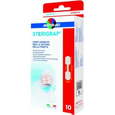 Pietrasanta Pharma Master-Aid Sterigrap Klebestreifen 32x8 mm - 10 Stück Pietrasanta Pharma Master-Aid Sterigrap Klebestreifen 32x8 mm - 10 Stück