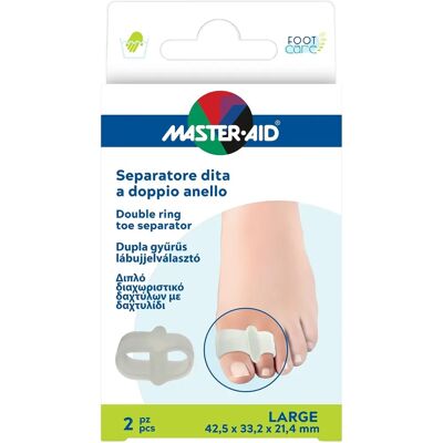 Separador de dedos Pietrasanta Pharma Spa Anillo Doble - Cuidado de pies Separador de dedos Pietrasanta Pharma Spa Anillo Doble - Cuidado de pies