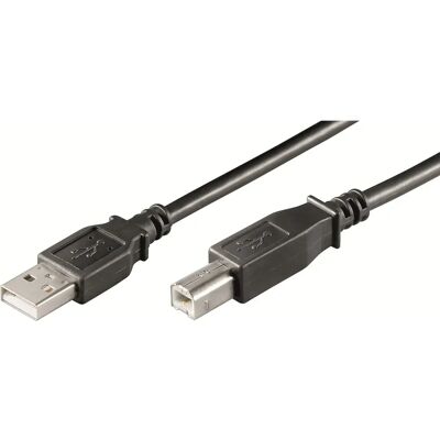 Cable USB Ewent EC1005 - 3m USB A USB B - Negro Cable USB Ewent EC1005 - 3m USB A USB B - Negro