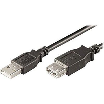 Ewent EC1014 USB-kabel - 5m, Zwart, USB 2.0 Ewent EC1014 USB-kabel - 5m, Zwart, USB 2.0