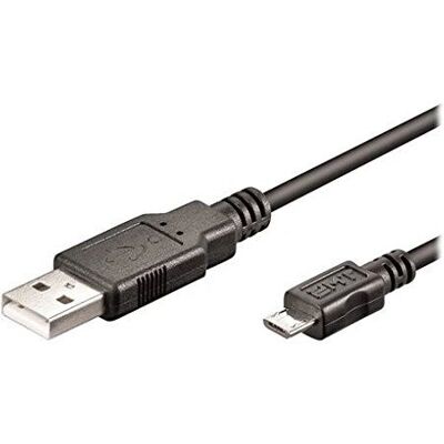 Ewent EC1018 USB-kabel - Micro-USB A naar USB A - 0,5 m - Zwart - USB 2.0 Ewent EC1018 USB-kabel - Micro-USB A naar USB A - 0,5 m - Zwart - USB 2.0