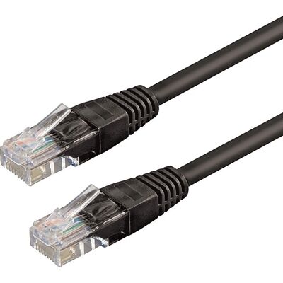 WP Europe WP WPC-PAT-6U005BL Cavo di rete - CAT 6, Nero, 0,5m WP Europe WP WPC-PAT-6U005BL Cavo di rete - CAT 6, Nero, 0,5m